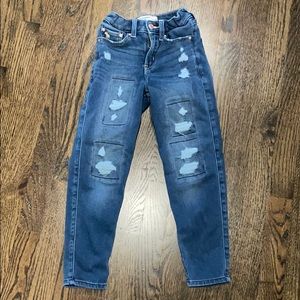 Abercrombie Kids girls high rise girlfriend jeans